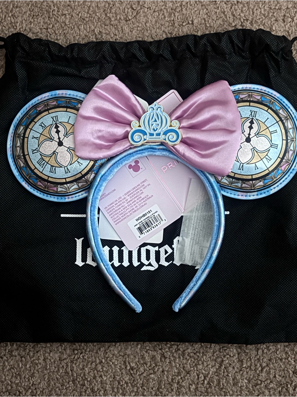Loungefly Stained Glass Cinderella Ears